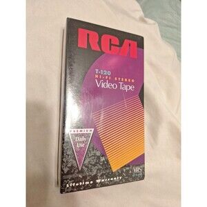 Blank VHS Video Tape RCA T-120 Hi Fi Stereo BRAND NEW Sealed